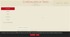 Desktop Screenshot of chateauroux-taxis.fr