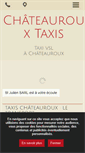 Mobile Screenshot of chateauroux-taxis.fr
